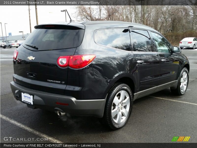 Black Granite Metallic / Ebony/Ebony 2011 Chevrolet Traverse LT