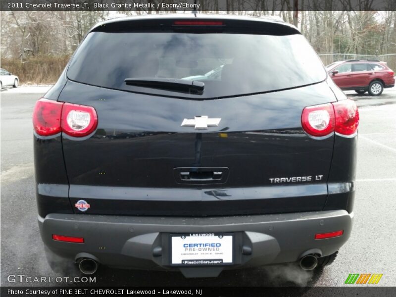 Black Granite Metallic / Ebony/Ebony 2011 Chevrolet Traverse LT