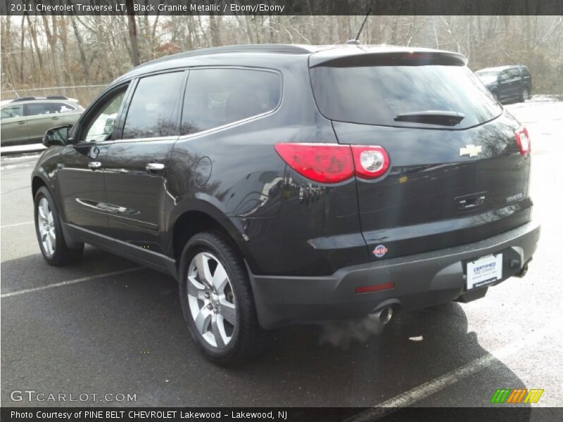 Black Granite Metallic / Ebony/Ebony 2011 Chevrolet Traverse LT
