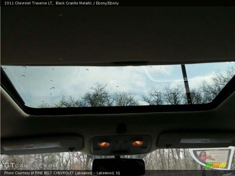 Black Granite Metallic / Ebony/Ebony 2011 Chevrolet Traverse LT