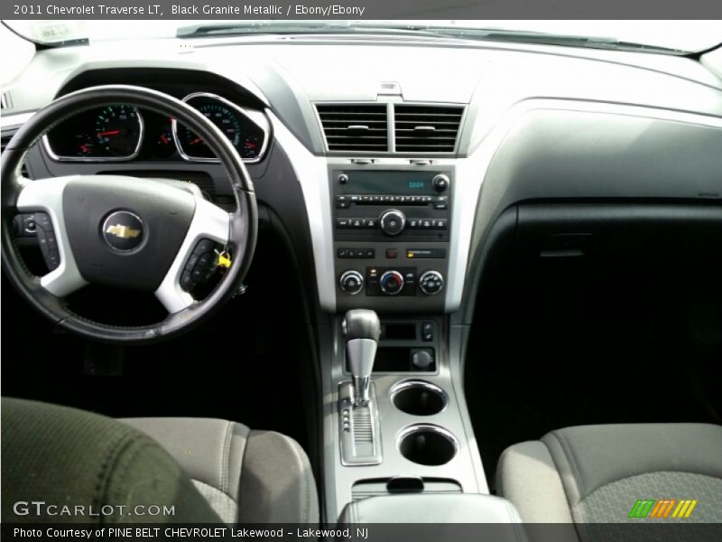 Black Granite Metallic / Ebony/Ebony 2011 Chevrolet Traverse LT