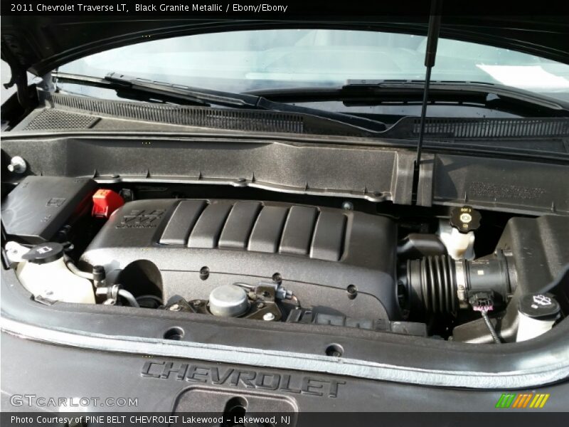 Black Granite Metallic / Ebony/Ebony 2011 Chevrolet Traverse LT