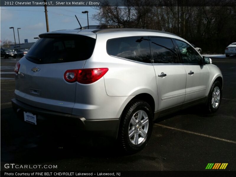 Silver Ice Metallic / Ebony 2012 Chevrolet Traverse LT