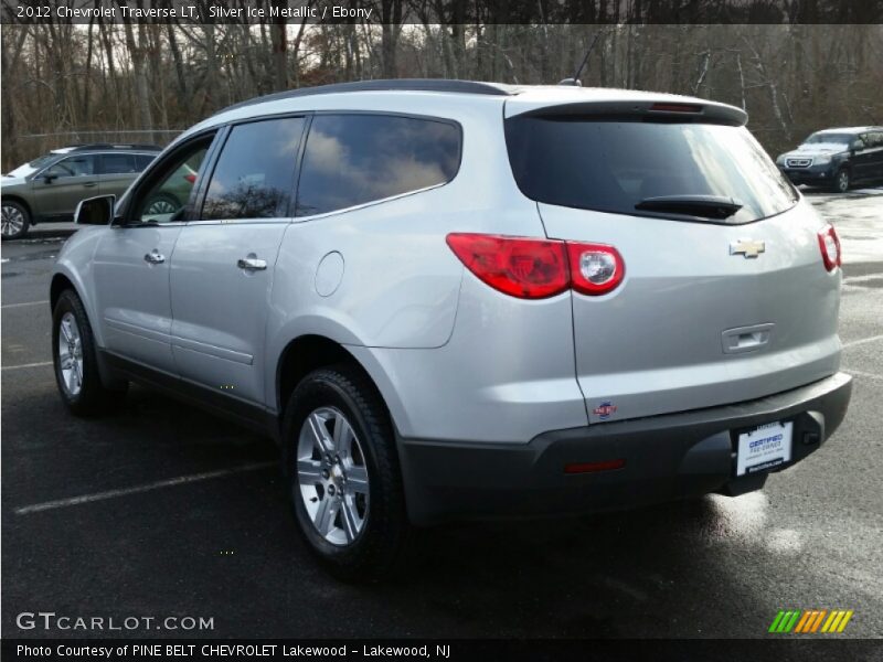 Silver Ice Metallic / Ebony 2012 Chevrolet Traverse LT