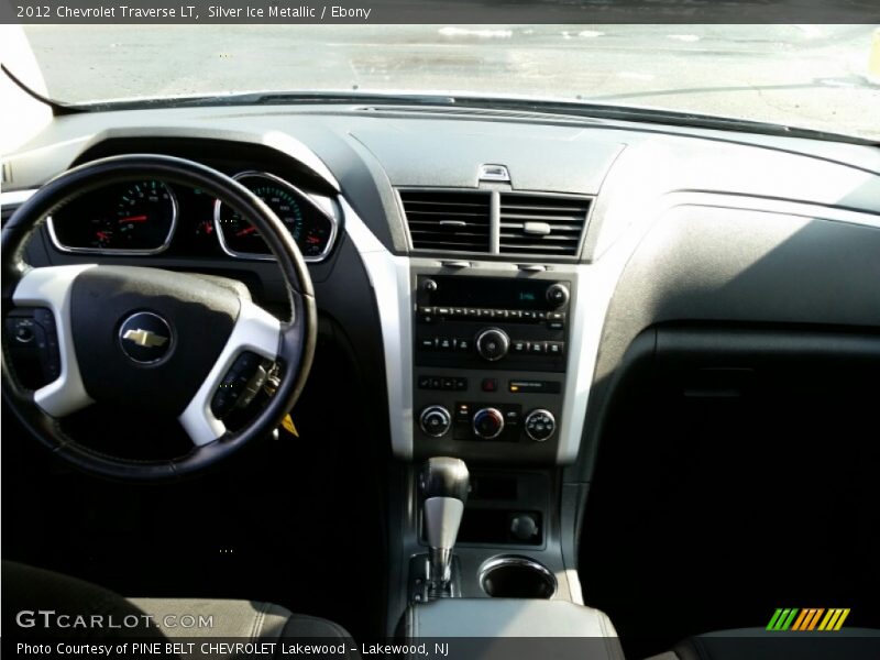 Silver Ice Metallic / Ebony 2012 Chevrolet Traverse LT