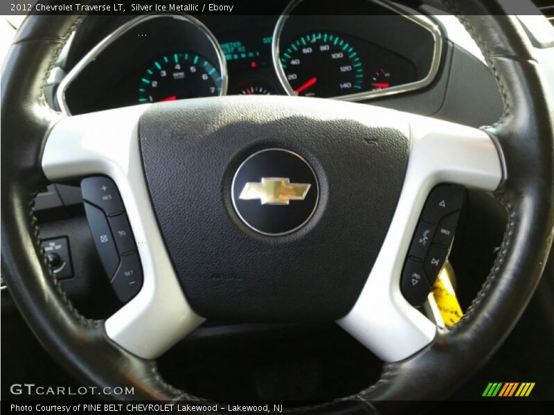 Silver Ice Metallic / Ebony 2012 Chevrolet Traverse LT