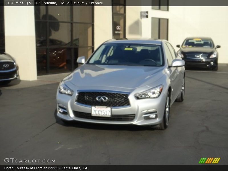 Liquid Platinum / Graphite 2014 Infiniti Q 50 3.7 Premium