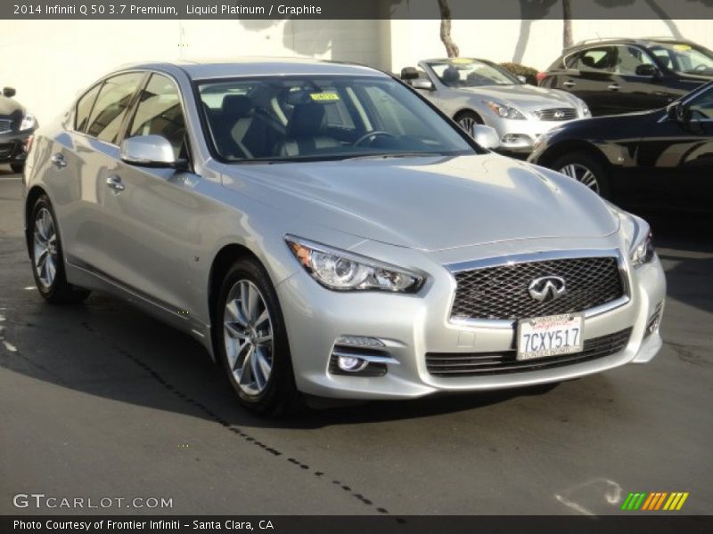Liquid Platinum / Graphite 2014 Infiniti Q 50 3.7 Premium