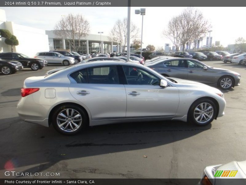 Liquid Platinum / Graphite 2014 Infiniti Q 50 3.7 Premium
