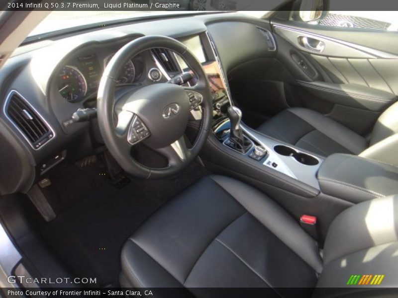Liquid Platinum / Graphite 2014 Infiniti Q 50 3.7 Premium