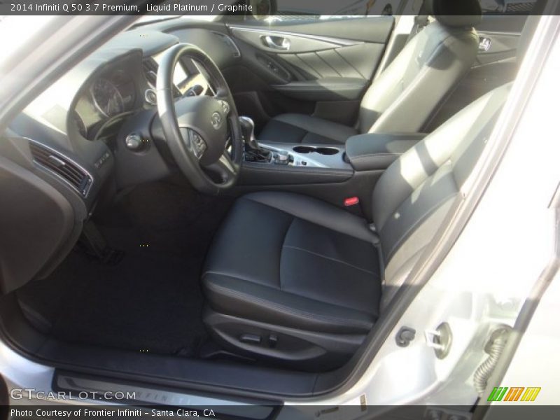Liquid Platinum / Graphite 2014 Infiniti Q 50 3.7 Premium