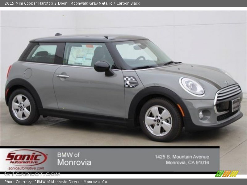 Moonwalk Gray Metallic / Carbon Black 2015 Mini Cooper Hardtop 2 Door