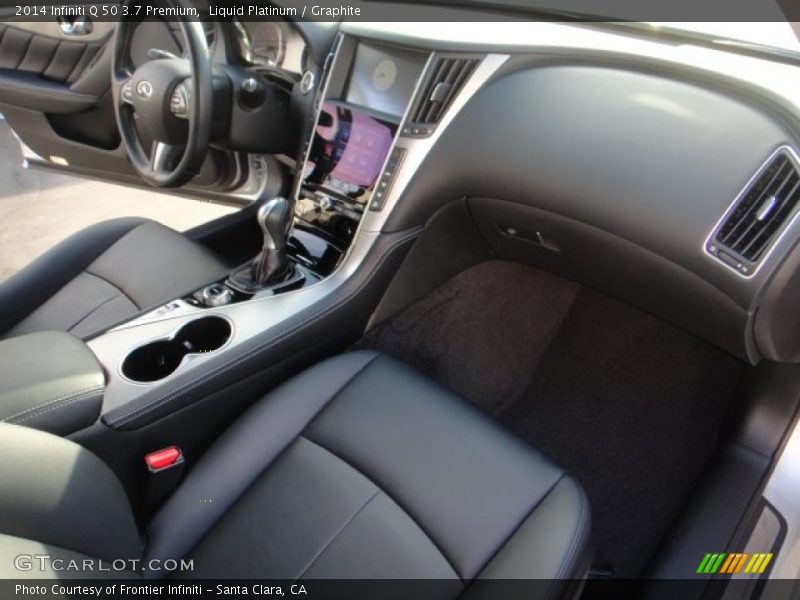 Liquid Platinum / Graphite 2014 Infiniti Q 50 3.7 Premium