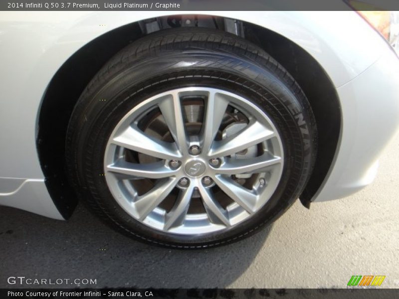 Liquid Platinum / Graphite 2014 Infiniti Q 50 3.7 Premium