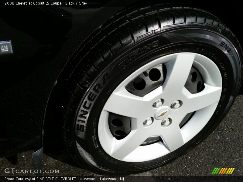 Black / Gray 2008 Chevrolet Cobalt LS Coupe