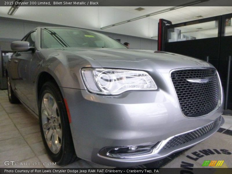 Billett Silver Metallic / Black 2015 Chrysler 300 Limited