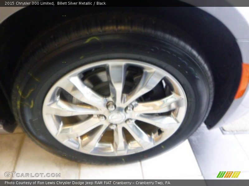 Billett Silver Metallic / Black 2015 Chrysler 300 Limited
