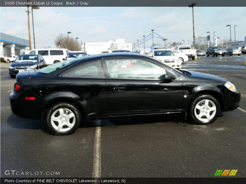 Black / Gray 2008 Chevrolet Cobalt LS Coupe