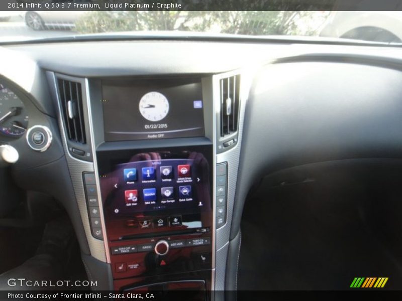 Liquid Platinum / Graphite 2014 Infiniti Q 50 3.7 Premium