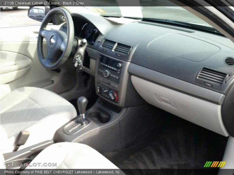 Black / Gray 2008 Chevrolet Cobalt LS Coupe