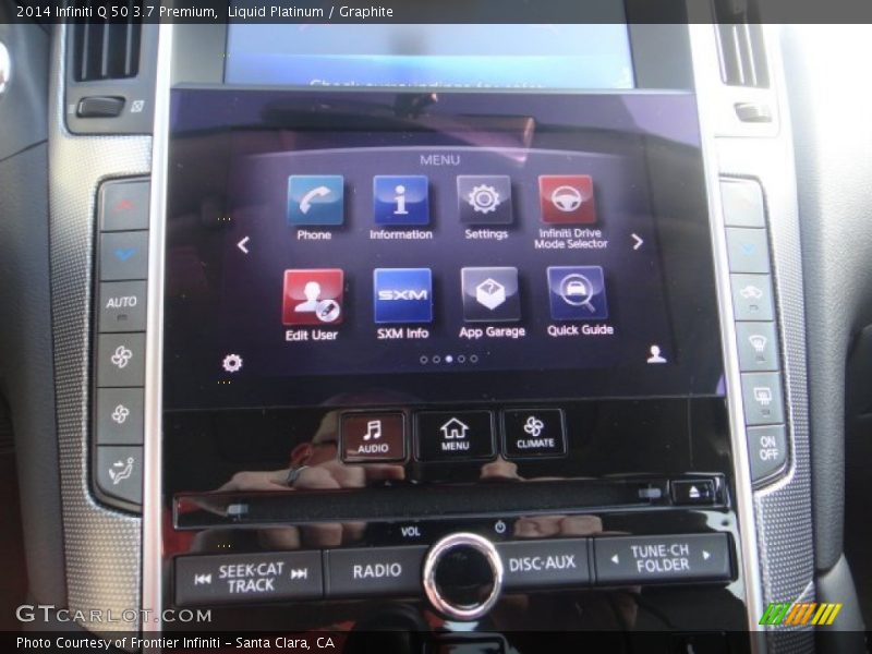 Liquid Platinum / Graphite 2014 Infiniti Q 50 3.7 Premium