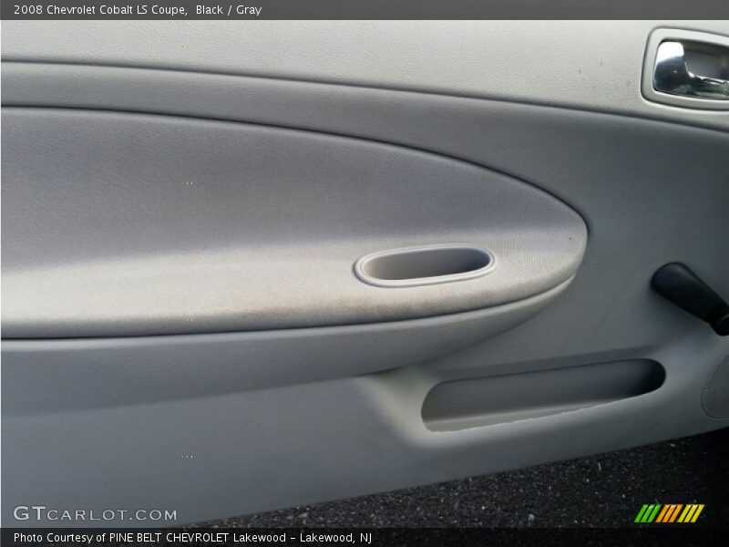 Black / Gray 2008 Chevrolet Cobalt LS Coupe