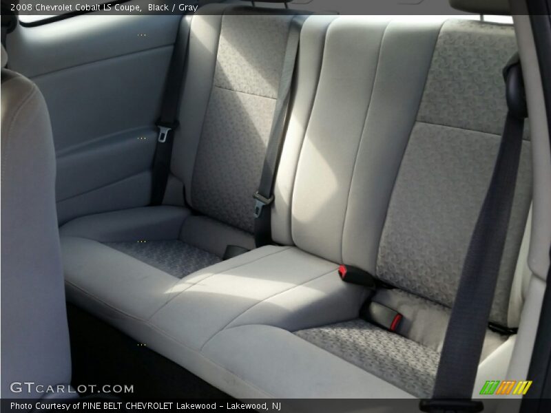 Black / Gray 2008 Chevrolet Cobalt LS Coupe
