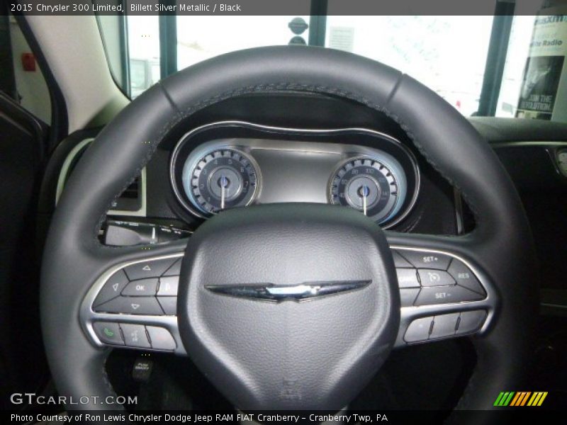 Billett Silver Metallic / Black 2015 Chrysler 300 Limited