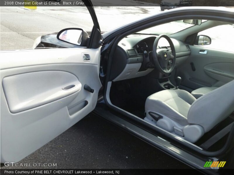 Black / Gray 2008 Chevrolet Cobalt LS Coupe