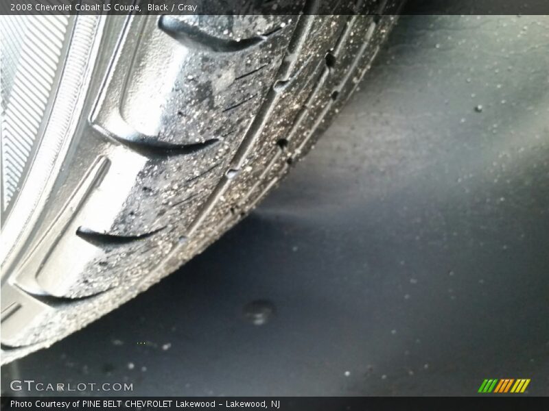 Black / Gray 2008 Chevrolet Cobalt LS Coupe
