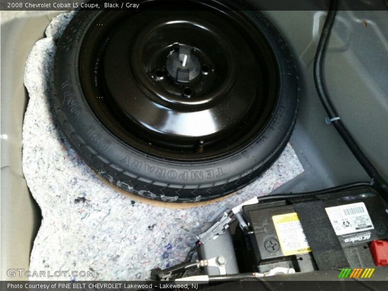 Black / Gray 2008 Chevrolet Cobalt LS Coupe