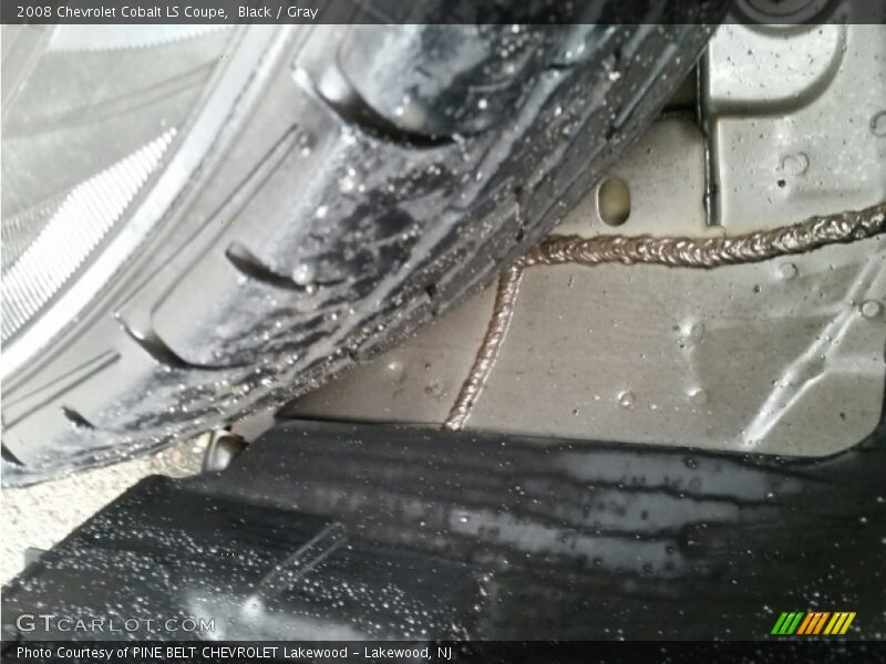 Black / Gray 2008 Chevrolet Cobalt LS Coupe