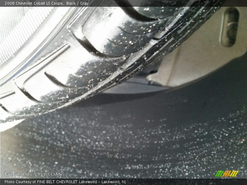 Black / Gray 2008 Chevrolet Cobalt LS Coupe