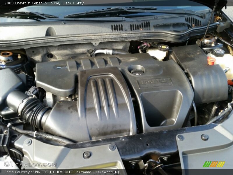 Black / Gray 2008 Chevrolet Cobalt LS Coupe