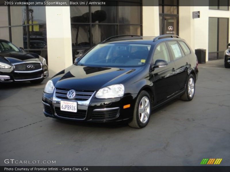 Black Uni / Anthracite 2009 Volkswagen Jetta S SportWagen