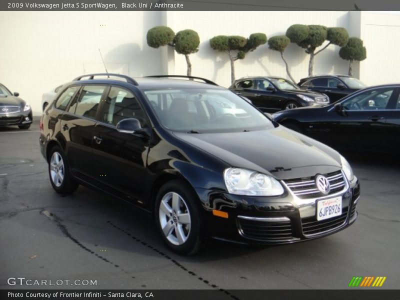 Black Uni / Anthracite 2009 Volkswagen Jetta S SportWagen