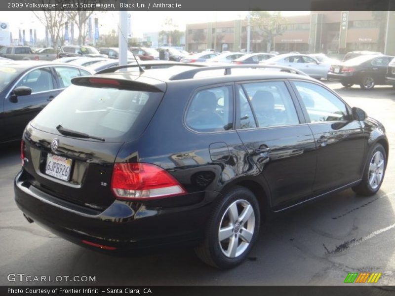 Black Uni / Anthracite 2009 Volkswagen Jetta S SportWagen