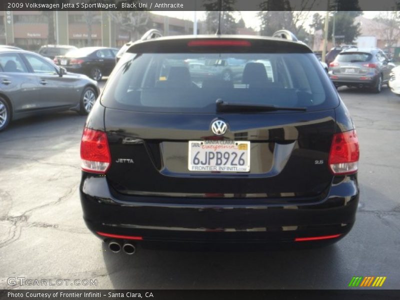 Black Uni / Anthracite 2009 Volkswagen Jetta S SportWagen