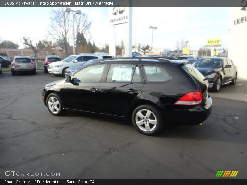 Black Uni / Anthracite 2009 Volkswagen Jetta S SportWagen