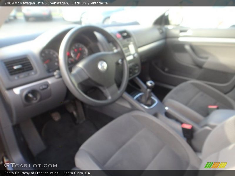 Black Uni / Anthracite 2009 Volkswagen Jetta S SportWagen