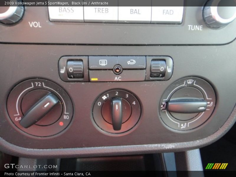 Black Uni / Anthracite 2009 Volkswagen Jetta S SportWagen