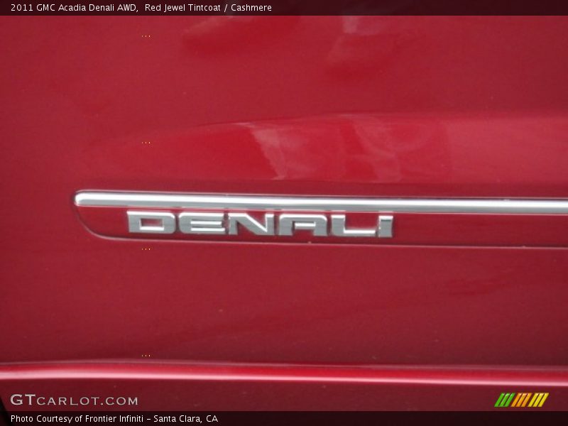 Red Jewel Tintcoat / Cashmere 2011 GMC Acadia Denali AWD