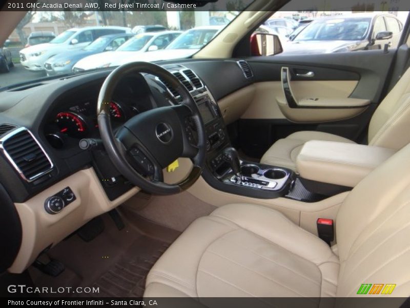 Red Jewel Tintcoat / Cashmere 2011 GMC Acadia Denali AWD