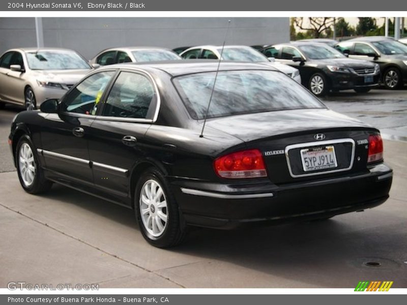 Ebony Black / Black 2004 Hyundai Sonata V6
