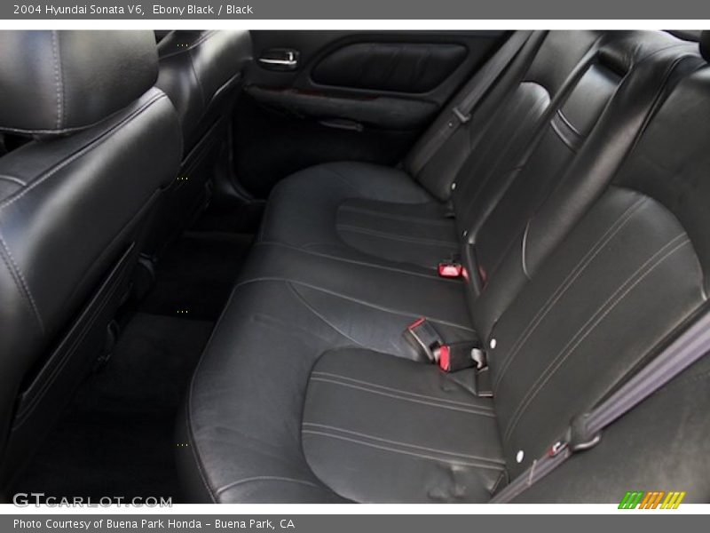 Ebony Black / Black 2004 Hyundai Sonata V6