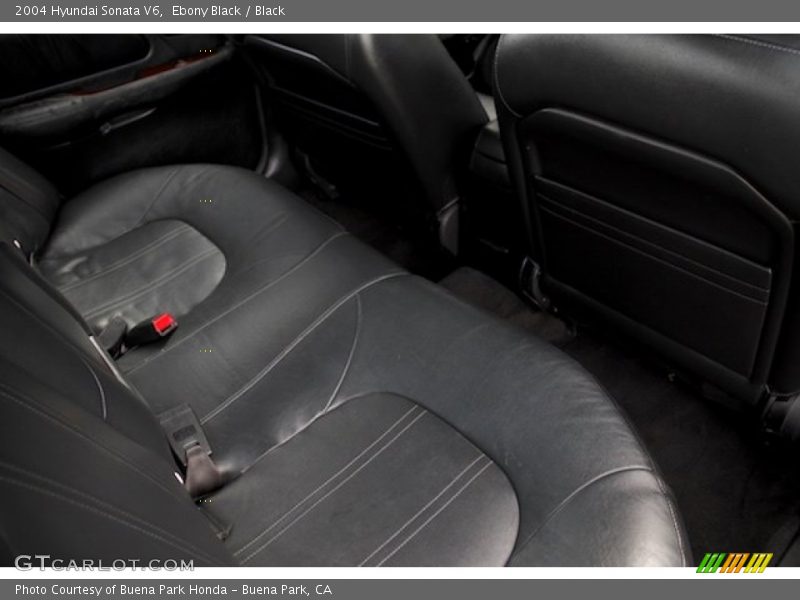 Ebony Black / Black 2004 Hyundai Sonata V6