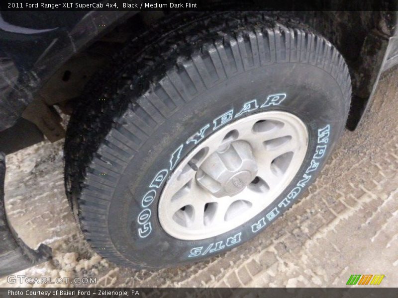 Black / Medium Dark Flint 2011 Ford Ranger XLT SuperCab 4x4