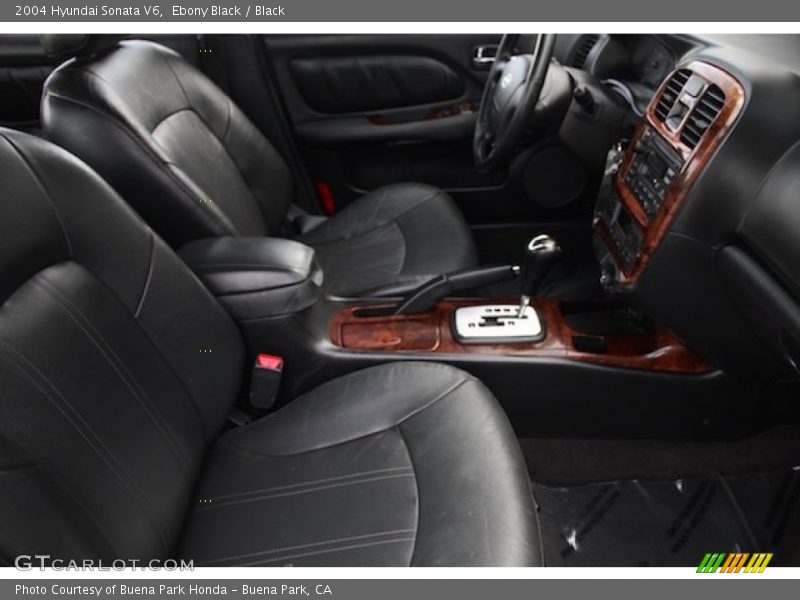 Ebony Black / Black 2004 Hyundai Sonata V6