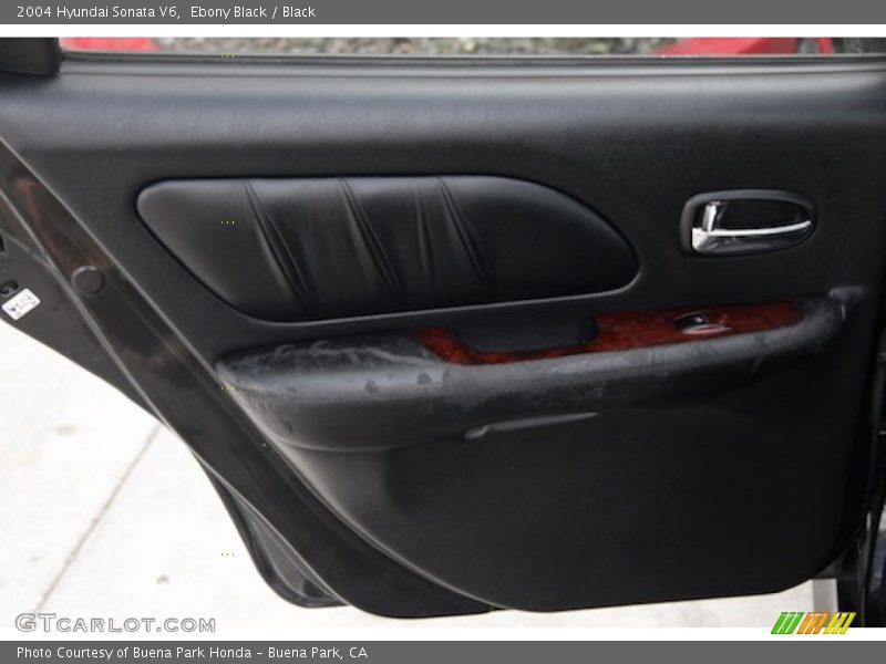 Ebony Black / Black 2004 Hyundai Sonata V6