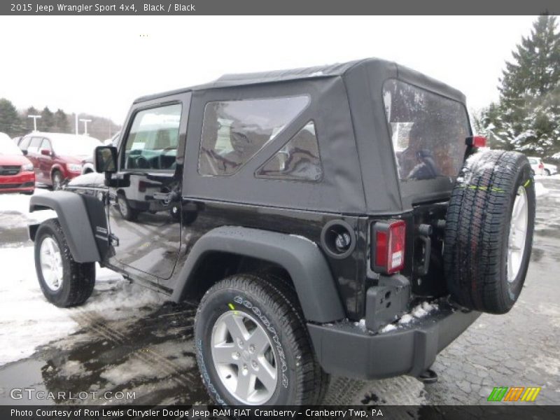 Black / Black 2015 Jeep Wrangler Sport 4x4